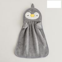 Cute Hand Towels Can Be Hung Absorbent Non-shedding Kitchen Household Quick-drying Hand Towels sku image 3