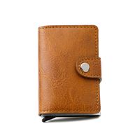 Wholesale Rfid Shielding Anti-theft Brush Ultra-thin Credit Card Aluminum Alloy Card Bag main image 4