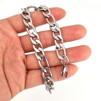 Hip-Hop Geometric 304 Stainless Steel No Inlaid Men'S Bracelets main image 5