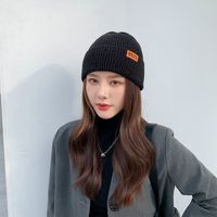 Korean Style Fashionable Warm Woolen Cap Female All-match Fashion Personality Knitted Earflaps Cap Male Japanese Leisure Autumn And Winter New main image 2