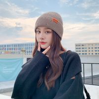 Korean Style Fashionable Warm Woolen Cap Female All-match Fashion Personality Knitted Earflaps Cap Male Japanese Leisure Autumn And Winter New main image 5
