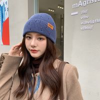 Korean Style Fashionable Warm Woolen Cap Female All-match Fashion Personality Knitted Earflaps Cap Male Japanese Leisure Autumn And Winter New main image 4