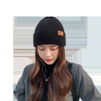 Korean Style Fashionable Warm Woolen Cap Female All-match Fashion Personality Knitted Earflaps Cap Male Japanese Leisure Autumn And Winter New main image 3