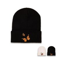 Autumn And Winter New Hat Fashion Wild Trend Butterfly Knit Hat Personality Warm Woolen Hat main image 2
