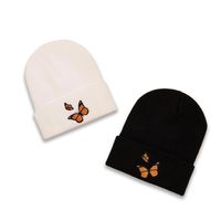 Autumn And Winter New Hat Fashion Wild Trend Butterfly Knit Hat Personality Warm Woolen Hat main image 4