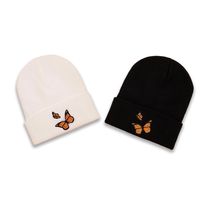 Autumn And Winter New Hat Fashion Wild Trend Butterfly Knit Hat Personality Warm Woolen Hat main image 5