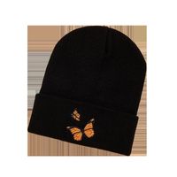 Autumn And Winter New Hat Fashion Wild Trend Butterfly Knit Hat Personality Warm Woolen Hat main image 6