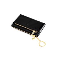 New Oil Wax Leather Coin Purse Fashion Small Coin Bag Hand Key Bag Small Purse sku image 2