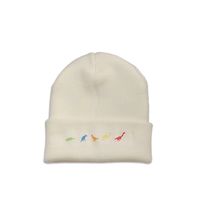Autumn And Winter Fashion Cold-proof Woolen Hat Korean Version Trend Personality Five Dinosaur Knitted Hat sku image 1