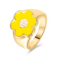 Al Por Mayor Joyería Retro Corazón Tulipán Flor Anillo Nihaojewelry sku image 11