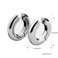 Mode C-form Überzug Legierung Keine Intarsien Ohrringe sku image 3
