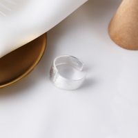 Tyj0164 Minimalisti Scher Gebürstelter Ring Im Koreanischen Stil main image 6