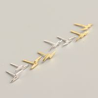 Simple Style Lightning Plating No Inlaid Earrings Ear Studs main image 1