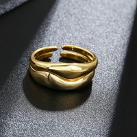 Ins Internet-promi-blogger Mit Dem Gleichen Ring Aus Verkupfertem Echtgold Paarungsring Beliebter Neuer Ring In Europa Und Amerika main image 5