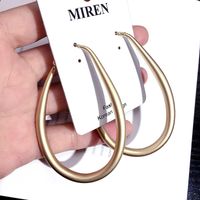 Japanese And Korean New All-match Slim Face Earrings Women's Personal Influencer Trendy Ring Long Earrings Simple And Elegant Earrings main image 5