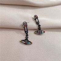 Korean Version Of The New Simple Starry Sky Universe Earrings Earrings Temperament Personality Small Silver Needle Earrings main image 5