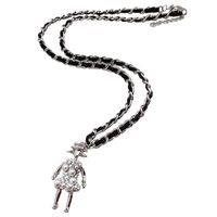 Persönlichkeit Mode Temperament Koreanische Einfache Halskette Perlen Anhänger Pullover Kette Trend main image 6