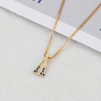European And American New Inlaid Zirconium Virgin Necklace Men's And Women's Spot Direct Supply Simple Copper-plated Gold-style Religious Belief Pendant sku image 1