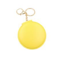 10-color Double-sided Small Mirror Bag Pendant Folding Makeup Small Makeup Mirror Ladies Boutique Gift Keychain main image 3