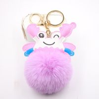Cute Big Crab Plush Ball Pendant Bag Accessories Car Keychain Plush Pendant Wholesale main image 3