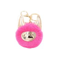 New Shiny Cute Piggy Plush Ball Bag Accessories Pendant Keychain Plush Ball Pendant main image 3