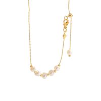 Japan And South Korea Net Red Fashion Personality Necklace Design Sense Trend Pearl Pendant Cold Wind Copper Clavicle Chain main image 5