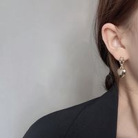 New Trendy European And American Round Asymmetric Earrings Korean Temperament Earrings Ear Jewelry main image 3