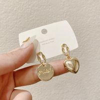 New Trendy European And American Round Asymmetric Earrings Korean Temperament Earrings Ear Jewelry main image 4