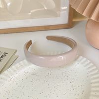Ins Simple All-match Patent Leather Headband Japan And South Korea Wide-brimmed Headband Starting Outside The Card Pressing Hair New Hair Accessories sku image 1