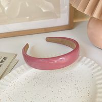 Ins Simple All-match Patent Leather Headband Japan And South Korea Wide-brimmed Headband Starting Outside The Card Pressing Hair New Hair Accessories sku image 2