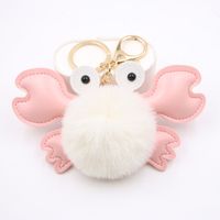 Original Cross-border Crab Hair Ball Bag Small Pendant Key Chain School Bag Accessories Wallet Small Pendant sku image 7