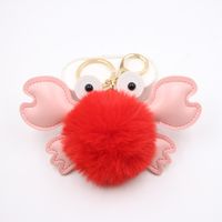 Original Cross-border Crab Hair Ball Bag Small Pendant Key Chain School Bag Accessories Wallet Small Pendant sku image 9