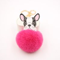 Dog Plush Puppy Purse Accessories Pendant Dog Hair Ball Exquisite Claw Machine Event Gift sku image 6