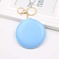 10-color Double-sided Small Mirror Bag Pendant Folding Makeup Small Makeup Mirror Ladies Boutique Gift Keychain sku image 7