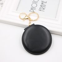 10-color Double-sided Small Mirror Bag Pendant Folding Makeup Small Makeup Mirror Ladies Boutique Gift Keychain sku image 8
