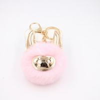 New Shiny Cute Piggy Plush Ball Bag Accessories Pendant Keychain Plush Ball Pendant sku image 6