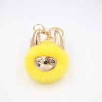 New Shiny Cute Piggy Plush Ball Bag Accessories Pendant Keychain Plush Ball Pendant sku image 10