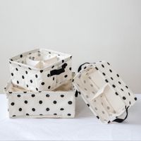 2 Grid Waterproof Cotton And Linen Underwear Socks Storage Box Sundries Basket Home Living Storage main image 3