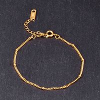 Nihaojewelry Simple Perle Bracelet En Acier Titane Bijoux En Gros sku image 5