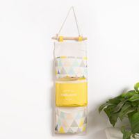 Geometric Series New Semicircle 3 Pocket Storage Hanging Bag Sundries Groceries Hanging Bag Kitchen Bedroom Storage main image 2