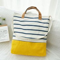 Canvas Bag Cotton Bag Simple Shopping Bag Portable Canvas Bag Cotton Bag sku image 1
