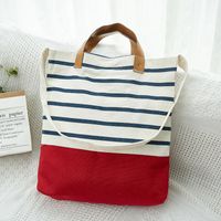 Canvas Bag Cotton Bag Simple Shopping Bag Portable Canvas Bag Cotton Bag sku image 2