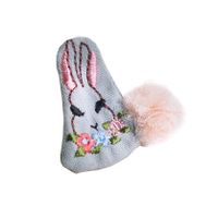 Korea Cloth Art Embroidery Rabbit Brooch Pin Japanese Cute Cartoon Animal Children Brooch Brooch main image 6