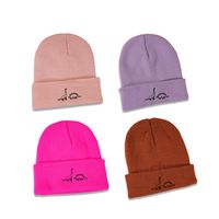 Woolen Hat Autumn And Winter New Wild Fashion Warmth Japanese Cute Two Dinosaur Knitted Hat Korean Trend main image 6