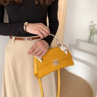 Fashion New Texture Chain Bag Western Stone Pattern Single Shoulder Messenger Small Square Bag main image 5