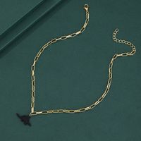 New Fashion Cute Dinosaur Necklace Personality Cartoon Alloy Dinosaur Multilayer Necklace Necklace main image 3