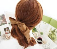 Korea Hair Accessories Hairpin Elegant Ribbon Bow Hairpin Hairpin Head Flower Korean Hair Accessories Headdress sku image 1