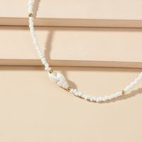 Ethnic Style Rice Bead Shell Necklace New Personality Creative Beach Style Necklace main image 3