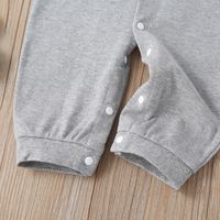 New Baby Long-sleeved One-piece Spring And Autumn Bow Tie Gentleman Male Baby Romper main image 4