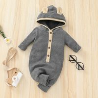 Baby Clothing Romper Long Romper New Baby Hanging Long Sleeve One-piece Children's Clothing main image 5